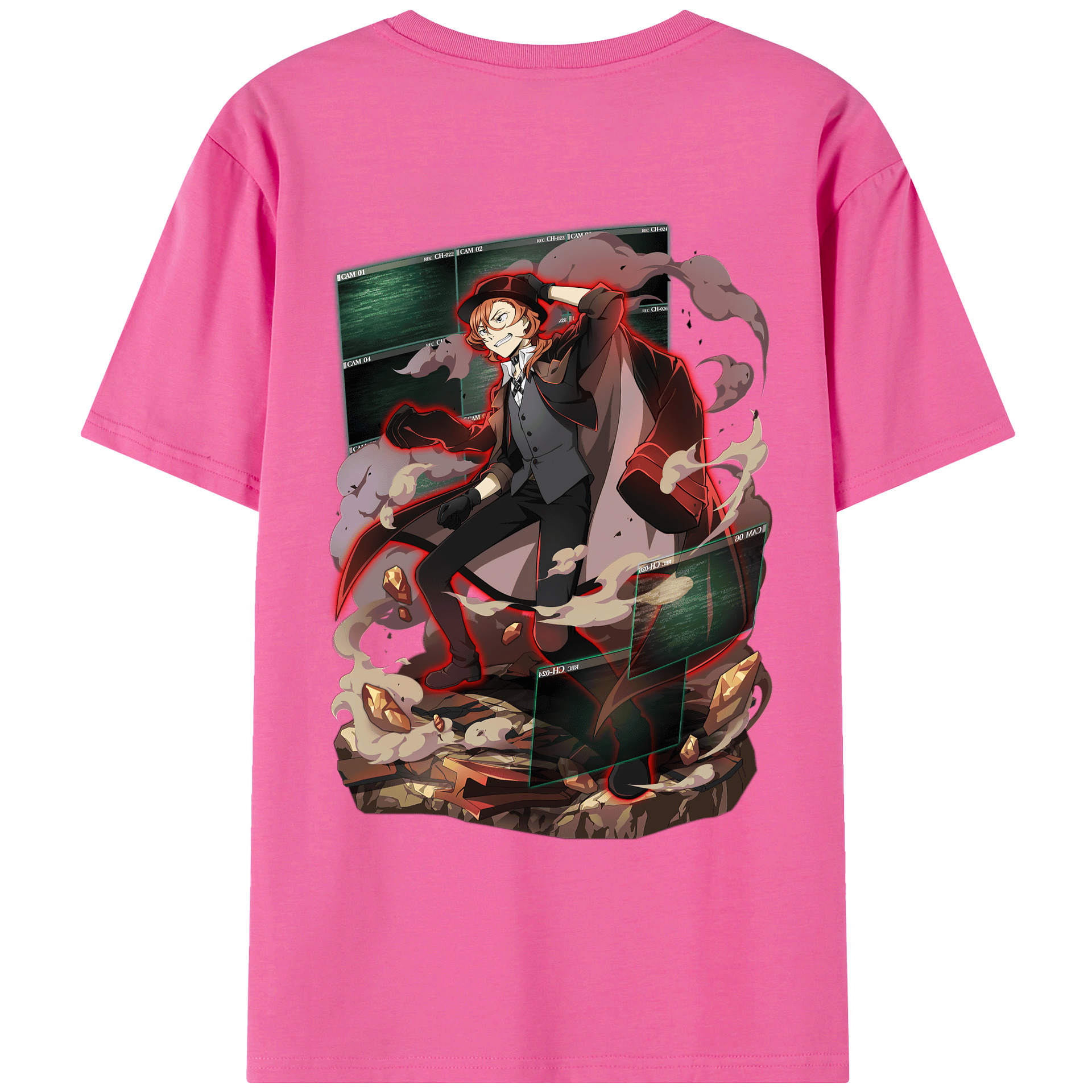 （画像用） 文豪ストレイドッグス Bungo Stray Dogs レディース半袖Tシャツ(バックプリント)
